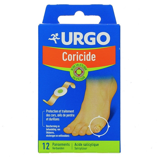 URGO Coricide – 12 Pansements pour Cors et Durillons
