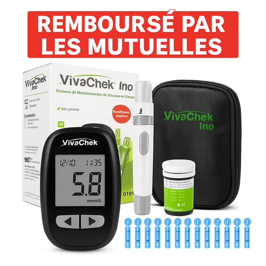 VIVACHEK LECTEUR DE GLYCEMIE - BANDELETTES DE 25 UNITES