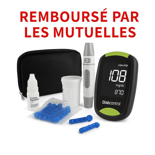DIABCONTROL LECTEUR DE GLYCEMIE - BANDELETTES DE 25 UNITES