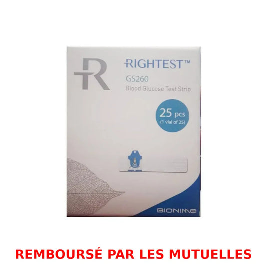 BIONIME RIGHTEST GS260 BANDELETTES - 25 UNITES