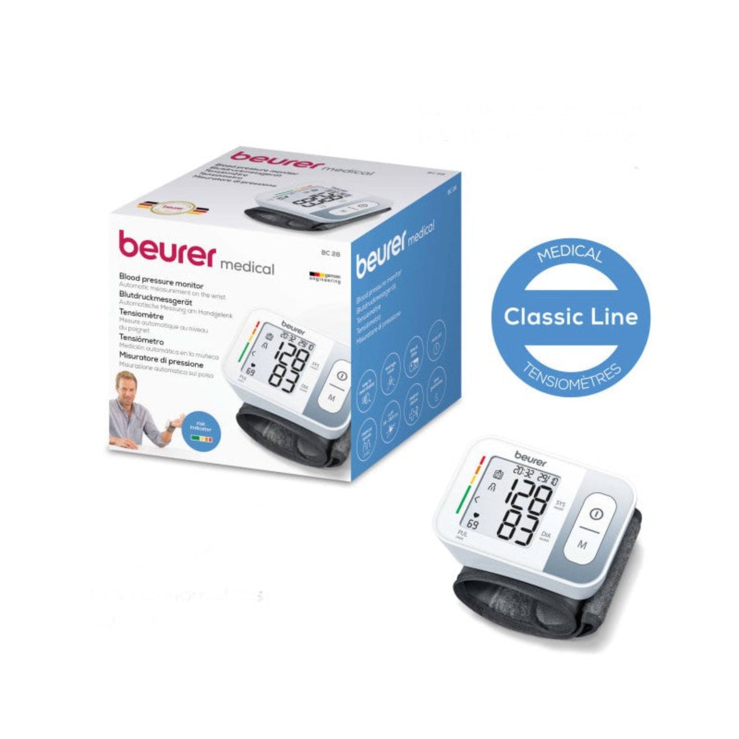 TENSIOMÈTRE BEURER MEDICAL – Modèle 650.44 (BC 28)